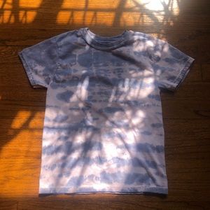 cropped tie dye shirt